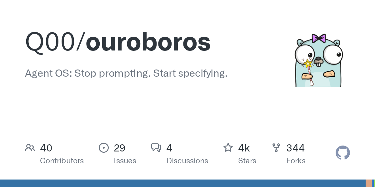 Ouroboros 把 AI 开发需求写成规格，适合想少写提示词的团队 - 枫选-枫选