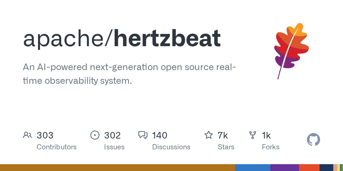 HertzBeat 开源监控系统更新活跃，小团队建站监控可以收藏 - 枫选-枫选