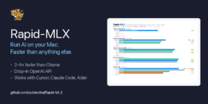Rapid-MLX 让苹果芯片跑本地 AI 更快，Mac 用户可以试试 OpenAI 兼容接口-枫选