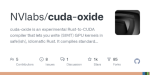NVIDIA发布CUDA-oxide：用Rust写CUDA内核的官方编译器来了-枫选