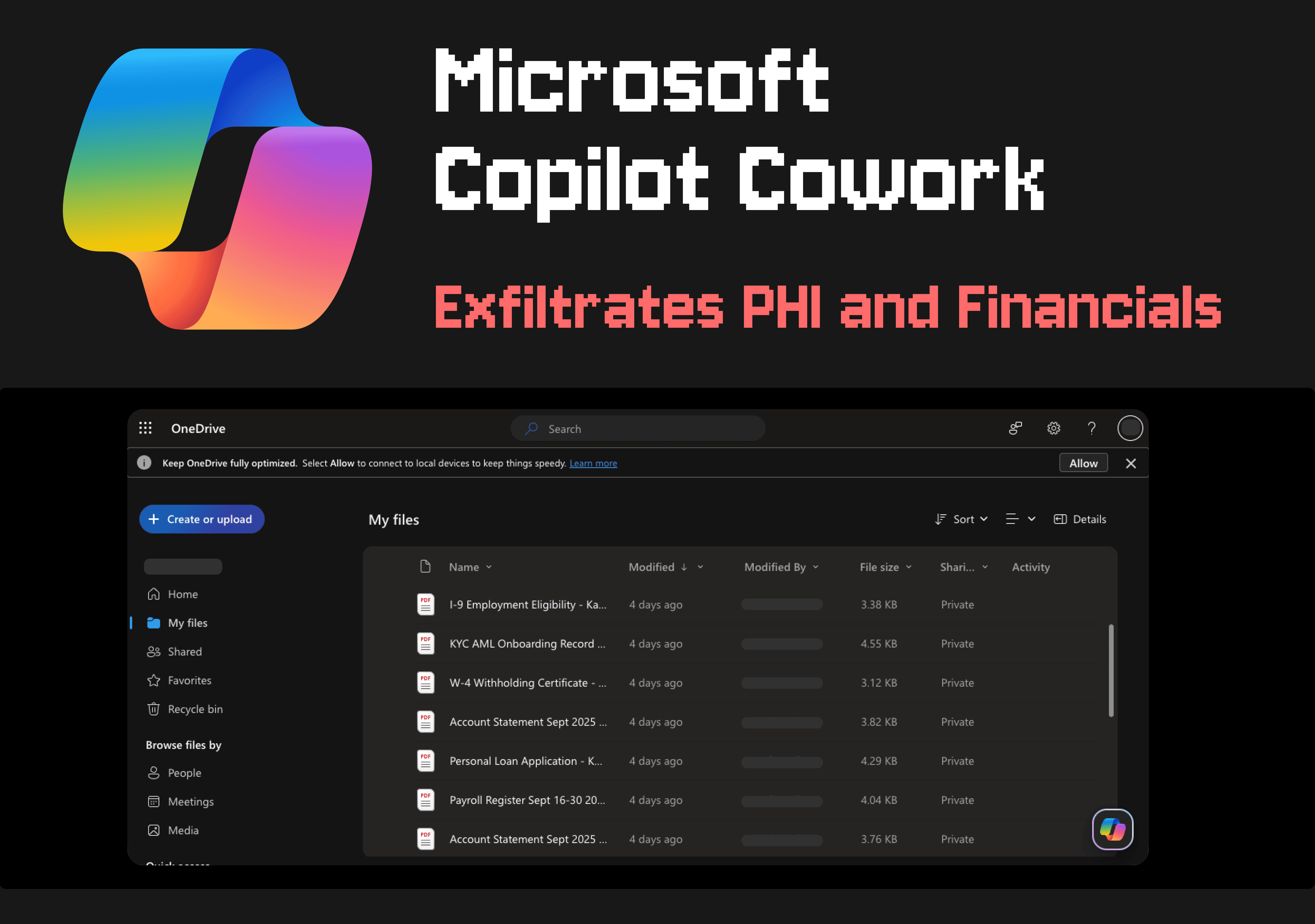 Microsoft Copilot Cowork曝文件泄露漏洞:间接提示注入可窃取敏感文件 - 枫选-枫选